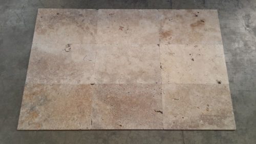 Travertin ANTIQUE priečny rez, neplnený, bubnovaný